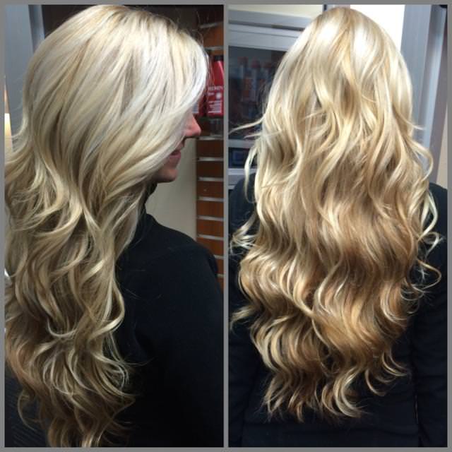 Fusion Hair Extensions at Glo Salon, Denver