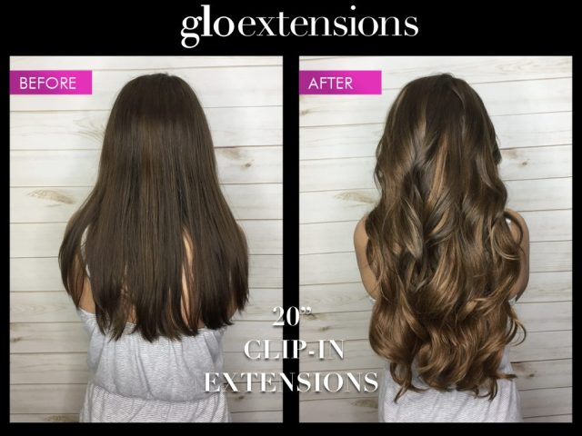 hair extensions in Denver at Glo Salon