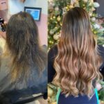 weft hair extensions by jordan Glo Extensions Denver