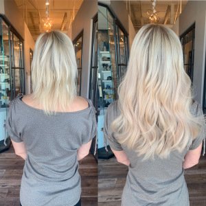 Hair Extensions Before And After