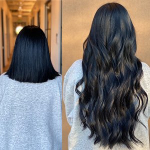 Hair Extensions Before And After